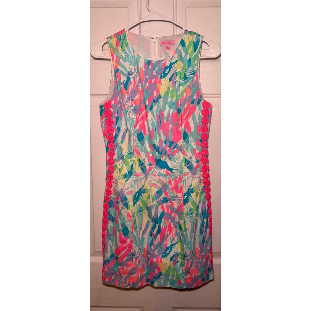 Lilly Pulitzer Sparkling Sands Mila shift dress size 0